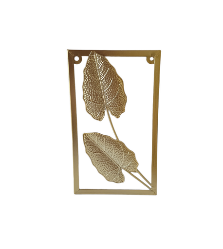 [MC232707] Adorno de metal figura hojas