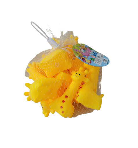 [MC220372] Paq. de 10 animales de hule con sonido