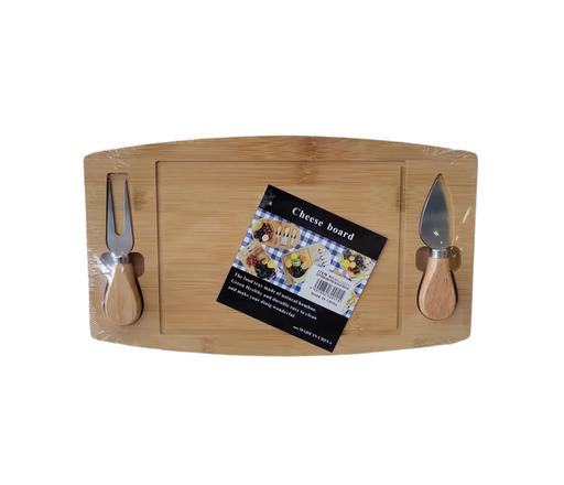 [MC232011] Tabla de madera pequeña con 2 cortadores