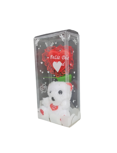 [GF-2270405-7] peluche con corazon en estuche