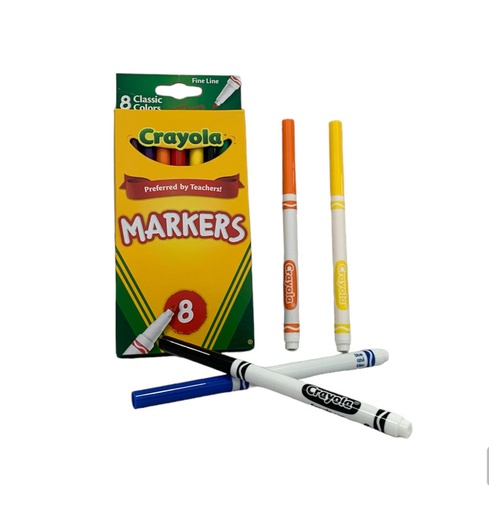 [207709] (E) Marcadores Crayola 8pcs