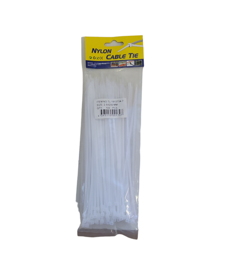 [TL-1813734-7] Fleje Plastico 100 pzs 2.5x200mm
